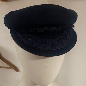 Fisherman’s Cap Vintage Navy Blue Cap